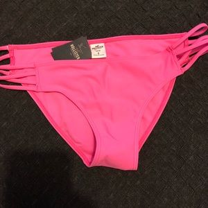 Hollister pink swim bottoms